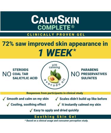 Xenna CalmSkin Complete Gel for Psoriasis Relief | Clinically Proven | Results in 1 Week | Calming Formula | 4 fl. oz - Buy Online on GoSupps.com