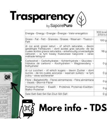 Saporepuro MONO AND DIGLYCERIDES OF FATTY ACIDS 200 g - plant origin - ideal emulsifier for ice creams sorbets pastries - Buy Online on GoSupps.com