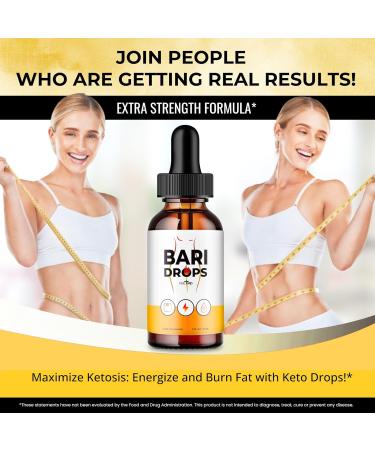 Bari Drops Extract - All Natural Keto Support | Maximum Strength Liquid Drops for Health & Wellness | 2 Pack Reviews - Buy Online on GoSupps.com