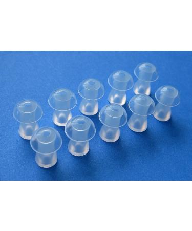 Hiibaby 10 Small (S) Soft Replacement Mushroom Domes Eartips Earbuds for Touching Motion Nitro Aquaris Siemens Life Lotus 12P 13P 13SP 23P 23SP 23M BTE (Behind the Ear) Hearing Aids - Buy Online on GoSupps.com