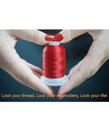 New brothread 64 Spools 1000M Polyester Embroidery Thread Kit - Ideal for Professional and Beginner Embroiderers - Buy Online on GoSupps.com