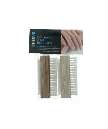 Chef Aid nail brush wood beige 3.7 x 12 x 16 cm