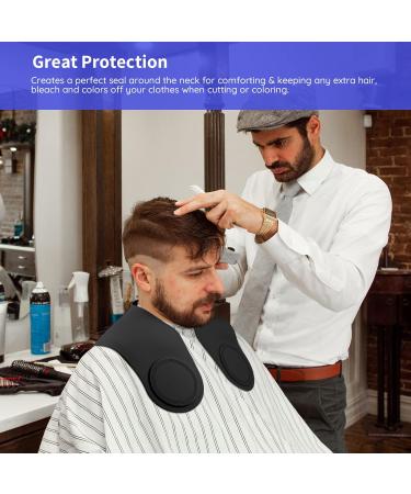 Segbeauty Hair Cutting Collar - Professional Barber Neck Pad for Hairdressing Stylist Hair Dye Protection - Black - Buy Online on GoSupps.com
