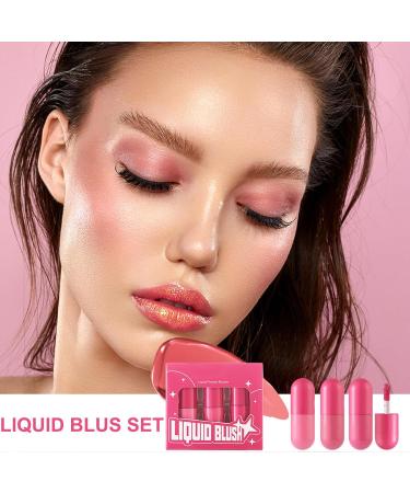 Misaakoeq Blush Liquid Natural Blush Liquid Blusher Rouge Stick Lightweight Highlighter Naturally Sculpted Look for Beauty Makeup - Buy Online on GoSupps.com