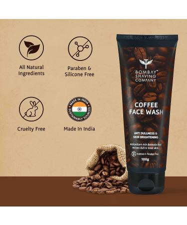 Bombay Shaving Co. Coffee Face Wash - Deep Cleansing, De-Tanning, Blackhead Removal | Made in India - Buy Online on GoSupps.com