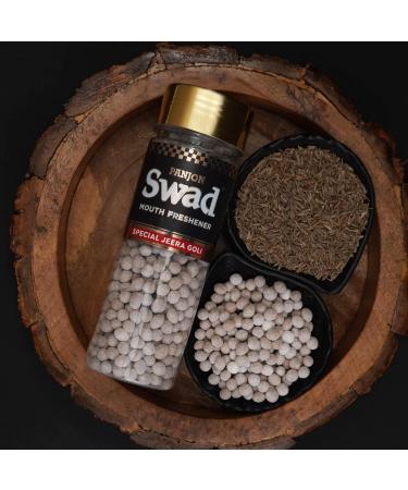 Panjon Swad Jeera Goli & Coloured Saunf Pachak (Mukhwas Mouth Fresheners) 2 Bottles 320g - Buy Online on GoSupps.com