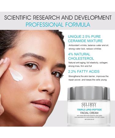 Nodfens Triple Lipid Peptide Cream 50G+30G Combination Anti-Aging Repairs Mature Skin Advanced Strength Recovery Face Moisturizer Cream - Buy Online on GoSupps.com