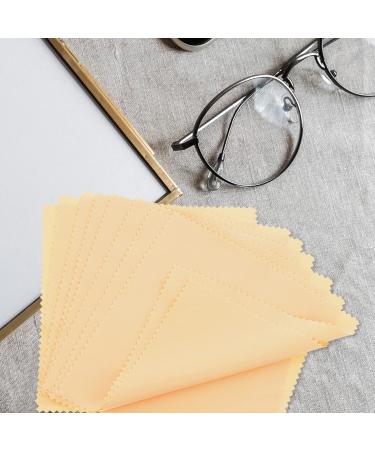 Healeved 100pcs Microfiber Glasses Cleaning Cloth - Lens Wipes for Eyeglasses Electronics & Windows - Perfect for Home & Travel (17.5x14.5cm - Buy Online on GoSupps.com