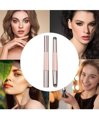 Silicone Lip Applicator Silicone Makeup Brush | Silicone Makeup Applicator | Multipurpose Lipstick Shine Makeup Brush Tool Soft Double Head Lip Oil Brush with Lid for Women and Girls pink - Buy Online on GoSupps.com
