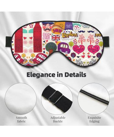 Unisex Light-Blocking Eye Mask - Soft & Comfortable School Newspaper Design | Premium Quality Sleep Mask for International Shipping - Buy Online on GoSupps.com