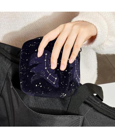 Ursa Minor Little Bear Constellation Bandage Storage Bag - Portable Menstrual Cup Bag with Zipper for Women & Girls - Buy Online on GoSupps.com