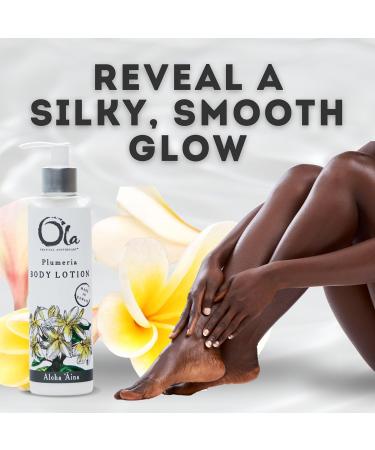 OLA TROPICAL APOTHECARY Plumeria Body Lotion with Pure Tropical Oils and Plant Extracts - 8.45 Fl Oz 8.45 Fl Oz (Pack of 1) - Buy Online on GoSupps.com