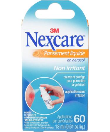 Nexcare No-Sting Liquid Bandage - 0.61 Fl Oz (Pack of 1) | Fast Healing Formula - Buy Online on GoSupps.com