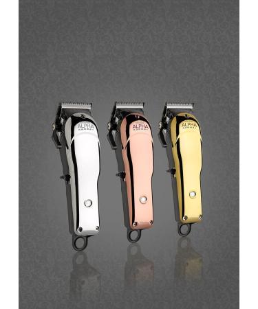Gammapiu Absolute Alpha Clipper - Professional Men's Hair Cutter with Rechargeable 45mm Flat Blade & 5 Combs - International Shipping Available - Buy Online on GoSupps.com