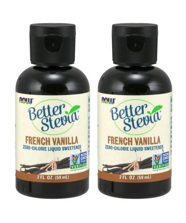Now Foods Better Stevia Zero-Calorie Liquid Sweetener French Vanilla 2 fl oz (59 ml) - Buy Online on GoSupps.com