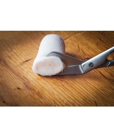 High-Quality Faude Bandage Scissors - Extra Sharp Stainless Steel (14.5cm) for Bandages & Plasters - Ideal for Medical & Emergency Use - Buy Online on GoSupps.com