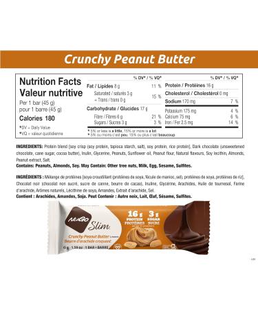 NuGo Slim Variety Pack 16-17g High Protein 3g Sugar Gluten Free 12 Count 12ct Variety Pack - Buy Online on GoSupps.com