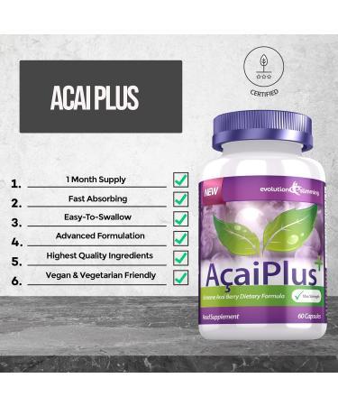 Acai Plus Extreme Berry Complex | 1 Month Supply (60 Capsules) - Evolution Slimming - Buy Online on GoSupps.com