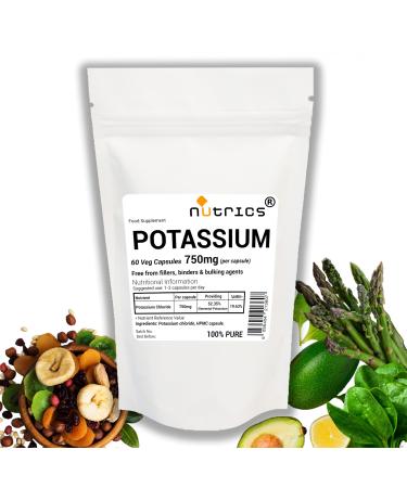 60 g lules de chlorure de potassium pur 750 mg pour v g talien (2 mois d'approvisionnement) Convient aux v g taliens v g taliens (60)