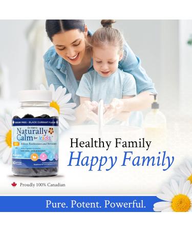 Dr. Klein's Naturally Calm Gummies For Kids. Orange Flavour. Relieves Restlessness & Nervousness. Includes Chamomile Extract and Large Leaf Linden Extract Plus Vitamins & Minerals to Support Stress Relief . Sugar Free. 30 Day Supply. 60 Gummies. - Buy Online on GoSupps.com