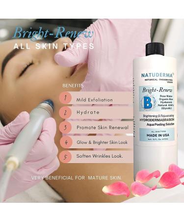 Natuderma Hydrodermabrasion Solution - Aqua Peeling Serum - Set of 3 (16 oz each) - MADE IN USA - Buy Online on GoSupps.com