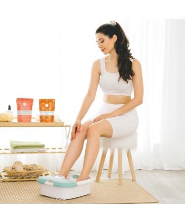 CalmGenix Foot Soak with Tea Tree Oil & Dead Sea Salt | Helps Treat Nail Fungus and Athletes Foot Foot Spa Bath | Foot Moisturiser & Deodorizer Feet Soak | Exfoliating Foot Soak Multipack - Buy Online on GoSupps.com