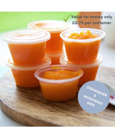 Mummy Cooks 20 Freezable Weaning Portion Pots | BPA-Free & Reusable for Babies 6 Months - Buy Online on GoSupps.com