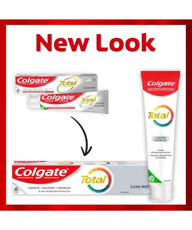 Colgate Total Clean Toothpaste - Original Clean Mint - Professional Teeth Whitening with Sensitivity and Enamel Protection for a Fresh Clean Smile - Dentifrice for Daily Oral Care 120 mL Pack of 3 - Buy Online on GoSupps.com