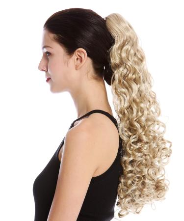WIG ME UP 9563B-V-22 Long Curly Light Blonde Braid Ponytail Hairpiece - 60 cm Voluminous Curly Hair Extensions - Buy Online on GoSupps.com