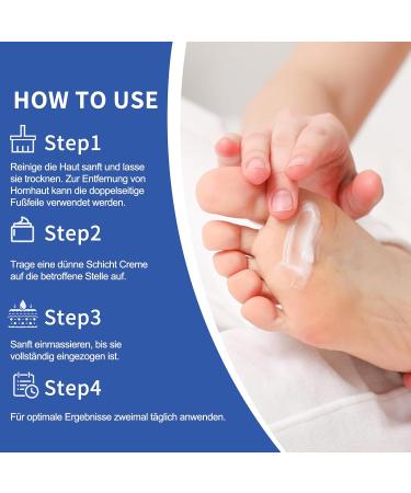  MrCuvaryas Urea Cream 60% + Moisturizing and Anti-Cracking Cream - Repairing Cream for Feet and Hands - Foot Cream for Cracked Heels and Dry Skin - Maximum Strength for Foot Care - Buy Online on GoSupps.com