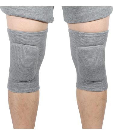 VOCOSTE Knee Brace Protection Sponge Pads - Soft Breathable Support for Sport Gym Skating - Size L Gray - Buy Online on GoSupps.com