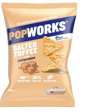 Popworks Salted Toffee 85g - Buy Online on GoSupps.com