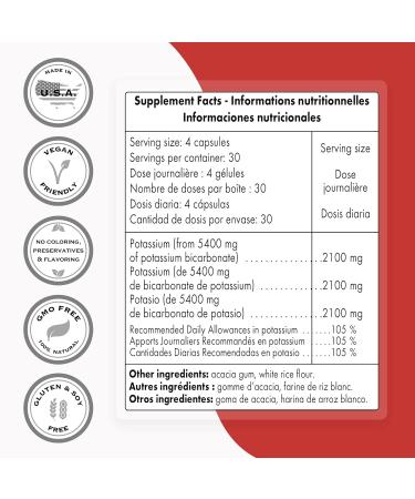 Supersmart Potassium Bicarbonate and Magnesium Orotate Bundle - Mineral Support | Non-GMO, Gluten Free - Vegetarian Capsules - Buy Online on GoSupps.com