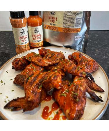Original Buffalo Hot Sauce | The Smokey Carter | Made with aged cayenne pepper and real butter | Hot Sauce for chicken wings - Buy Online on GoSupps.com