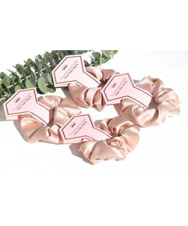 8 Pack Bridesmaid Proposal Hair Ties - Bachelorette Party Favors in White & Champagne - Buy Online on GoSupps.com