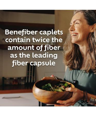 Benefiber Prebiotic Fiber Supplement Caplets 84 Count 84 Count (Pack of 1) - Buy Online on GoSupps.com
