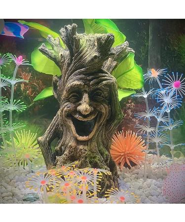 SLOCME Aquarium Tree Statue Decoration - Lifelike Tree Sculpture for Fish Tanks | Swim Through Trunk Hole - Buy Online on GoSupps.com