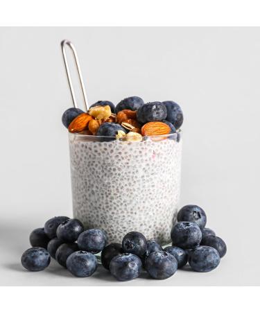 Yupik Raw Black Chia Seeds 300 g Gluten-Free Kosher Natural Plant-Based Seeds Superfood Source of Omega-3 and Magnesium Rich in Fiber Gels Easily - Buy Online on GoSupps.com