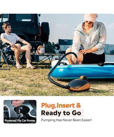 OutdoorMaster Dolphin SUP Air Pump - 20PSI High Pressure Inflator for Stand Up Paddle Boards, Boats & Water Sports - Buy Online on GoSupps.com
