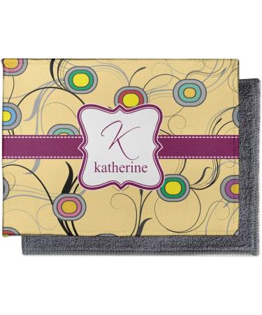 Personalized Ovals & Swirls Microfiber Screen Cleaner | YouCustomizeIt - International Shipping Available - Buy Online on GoSupps.com