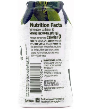 Splenda Liquid Stevia Zero Calorie Sweetener (50 ml Pack of 3) - Buy Online on GoSupps.com