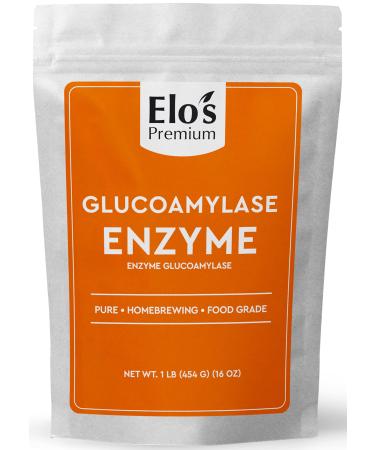 Glucoamylase Enzyme (1lb)| Packed in Canada| 100% Pure Food Grade Enzyme Formula| Increase Attenuation| Used for Fermentation| Used for Homebrewing Process in Beer Making| by Elo s Premium