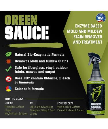 Boat Bling Green Sauce 32 oz. - Ultimate Cleaning Solution for Boats, RVs & Powersport Vehicles - Buy Online on GoSupps.com