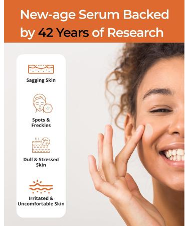 Fusid Serum 1.4fl oz - Radiant Face Serum for Dry & Sensitive Skin | Korean Skincare with Peptides & Vitamin C - Buy Online on GoSupps.com