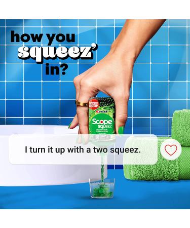 Scope Squeez Mouthwash Concentrate - Original Mint Flavor | 50mL Bottle | Control Strength | Equal to 1L Outlast *vs 1L - Buy Online on GoSupps.com