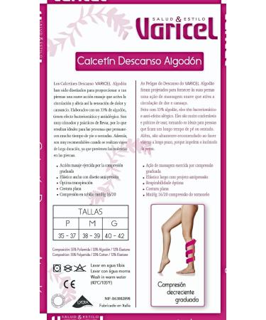 Buy VARICEL Cotton Compression Socks 16-20 mmHg - Black | Comfort & Support for Travel & Health | International Shipping Available - Buy Online on GoSupps.com