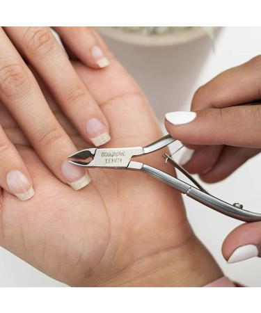Professional Cuticle Cutter & Pusher Trimmer - Nail Care Tool for Manicure/Pedicure at Home/Spa/Salon (Silver) - Buy Online on GoSupps.com