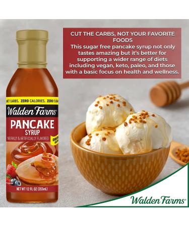 Walden Farms Calorie Free Pancake Syrup - 2 Pack (12 oz Bottles) | Sugar-Free Gourmet Syrup - Buy Online on GoSupps.com