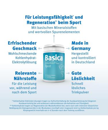 Basica Sport basisches Trinkpulver 660 g Poudre 660 g (1er Pack) - Buy Online on GoSupps.com