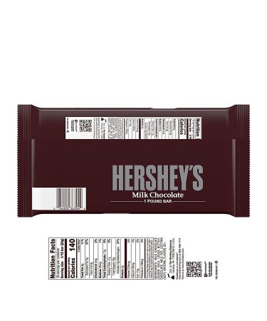 Hershey's Milk Chocolate Candy 1 lb Gift Bar | Gluten Free | Giant Hershey's 1lb Bar - Buy Online on GoSupps.com
